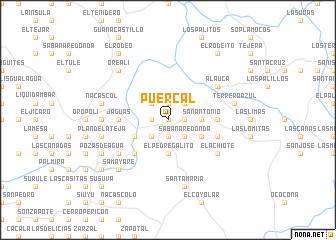 map of Puercal