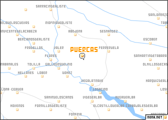 map of Puercas