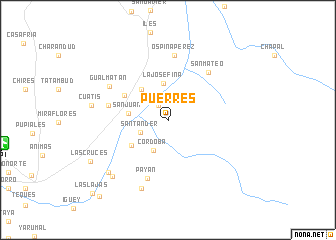 map of Puerres