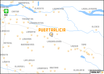 map of Puerta Alicia