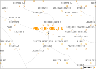 map of Puerta Arbolito