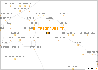 map of Puerta Coyotito