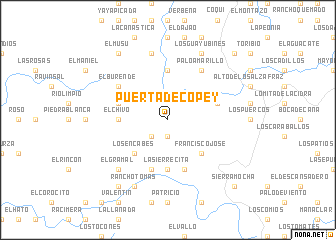 map of Puerta de Copey