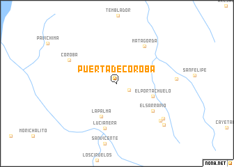 map of Puerta de Coroba