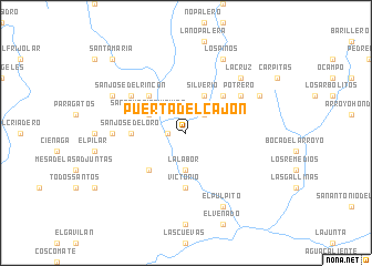 map of Puerta del Cajón