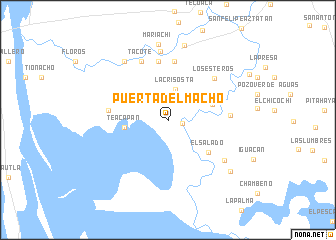 map of Puerta del Macho