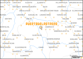 map of Puerta del Potrero