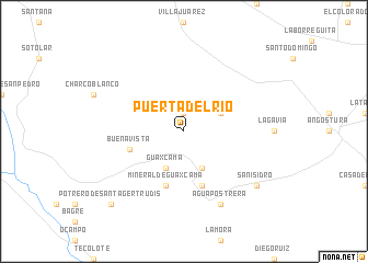 map of Puerta del Río