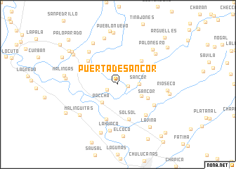 map of Puerta de Sancor