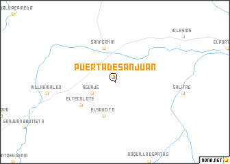 map of Puerta de San Juan