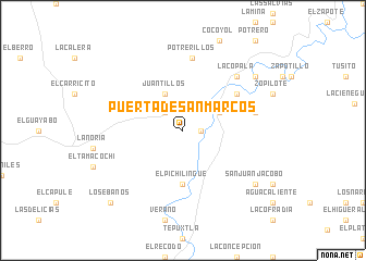 map of Puerta de San Marcos