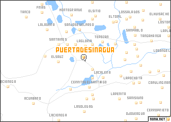 map of Puerta de Sin Agua