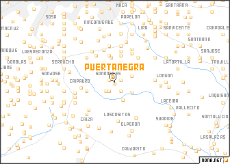 map of Puerta Negra