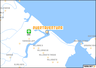 map of Puerta Ventura