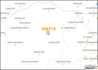 map of Puerta