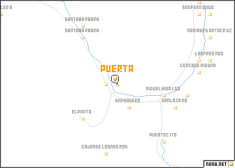 map of Puerta