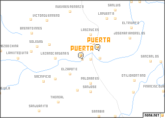 map of Puerta