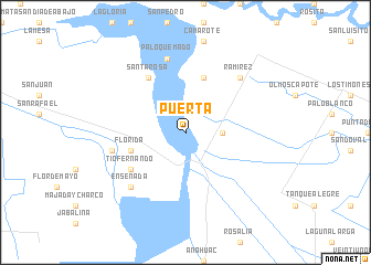 map of Puerta