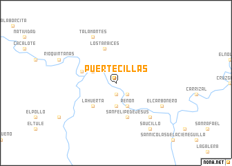 map of Puertecillas