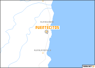 map of Puertecitos