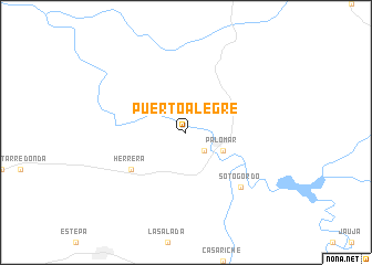 map of Puerto Alegre