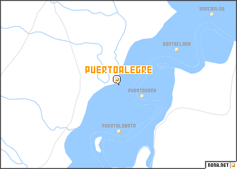 map of Puerto Alegre