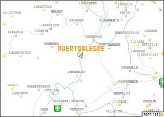 map of Puerto Alegre