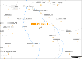 map of Puerto Alto