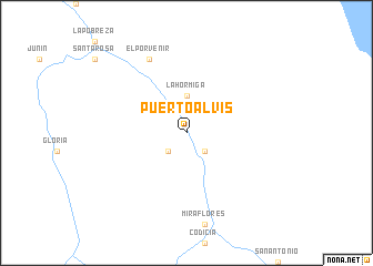 map of Puerto Alvis