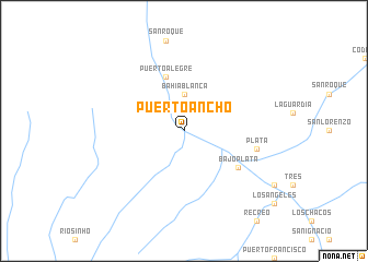 map of Puerto Ancho