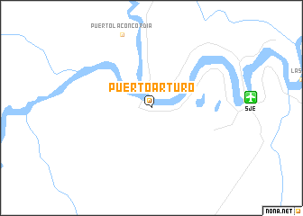 map of Puerto Arturo