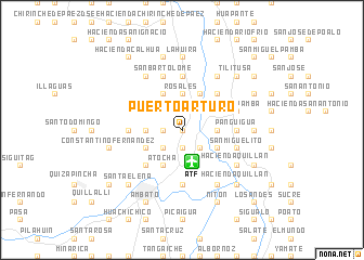 map of Puerto Arturo