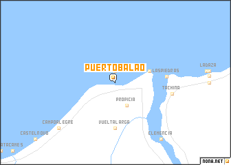 map of Puerto Balao