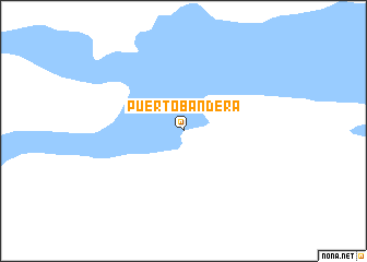 map of Puerto Bandera