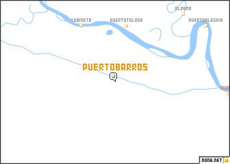 map of Puerto Barros