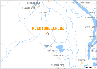 map of Puerto Bellaluz