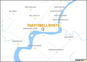 map of Puerto Bella Vista