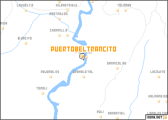 map of Puerto Beltrancito