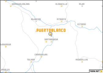 map of Puerto Blanco