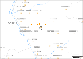 map of Puerto Cajón