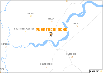 map of Puerto Camacho