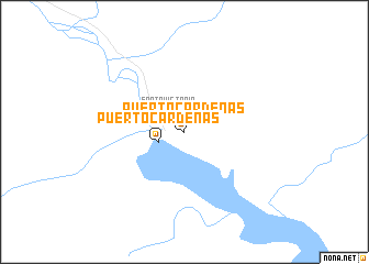 map of Puerto Cárdenas