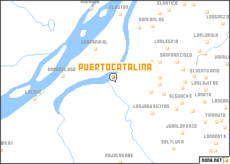 map of Puerto Catalina