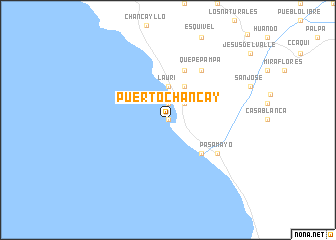 map of Puerto Chancay