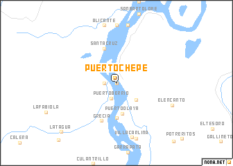 map of Puerto Chepe