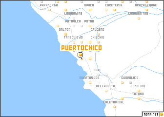 map of Puerto Chico