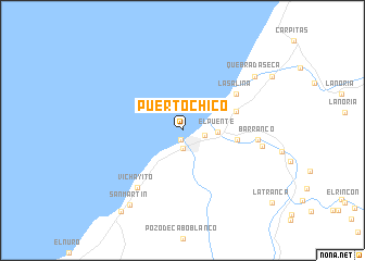 map of Puerto Chico