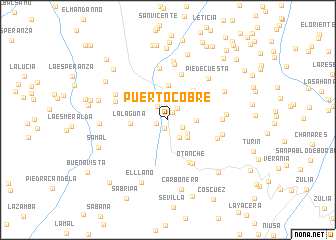 map of Puerto Cobre