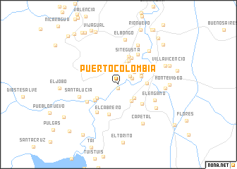 map of Puerto Colombia