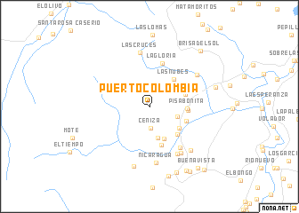 map of Puerto Colombia